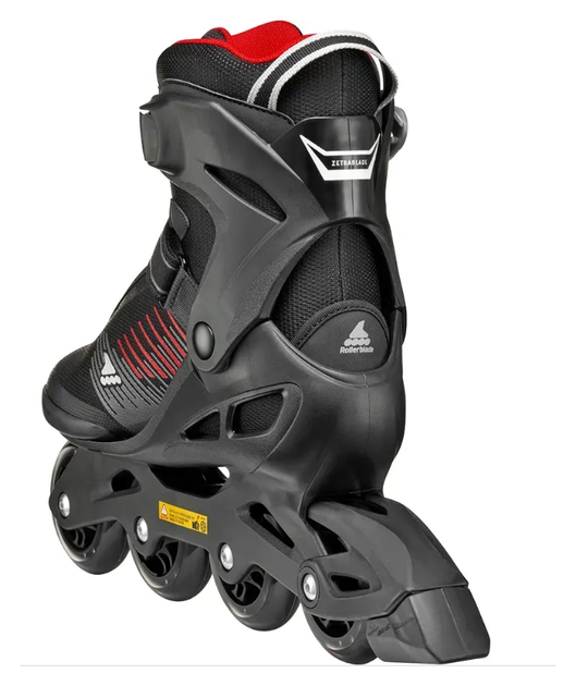 Rollerblade ролики Zetrablade black-red 270 (270) - Фото 4 Rollerblade ролики Zetrablade black-red 270 (270) - зображення 4
