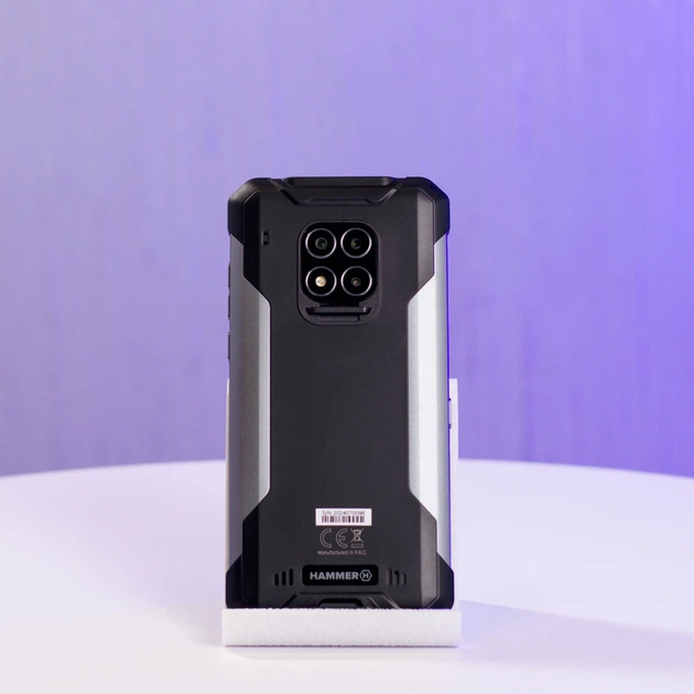 Смартфон 6" myPhone Hammer Construction 6/128Gb 4G 2-SIM NFC 16/8Мп 8 ядер Android 12 Серебристый - изображение 2