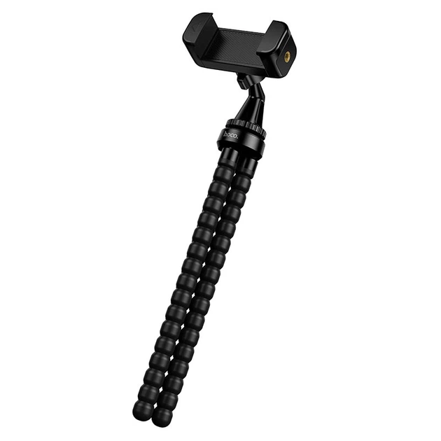 Трипод HOCO H101 для смартфонов 4.5–7" поддержка крепления 1/4" Black (22147) - Фото 2 Трипод HOCO H101 для смартфонов 4.5–7" поддержка крепления 1/4" Black (22147) - изображение 2