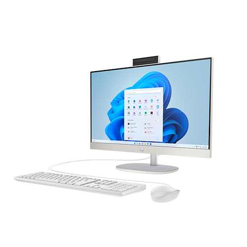 Моноблок 23.8" HP 24-cr1006ua Intel Core Ultra 5 125U 16GB 512GB SSD UHD Graphics DOS Shell White (D3SB2EA) - изображение 2