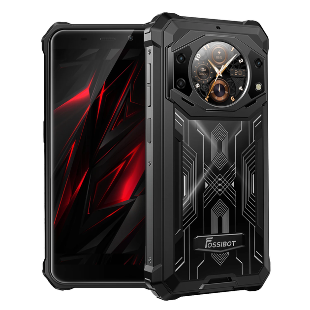 Мобільний телефон смартфон FOSSiBOT F101 Pro 8/128Gb black IP69K екран 5,45'', 2 SIM, 10600 мАг - Фото 1 Мобільний телефон смартфон FOSSiBOT F101 Pro 8/128Gb black IP69K екран 5,45'', 2 SIM, 10600 мАг - зображення 1