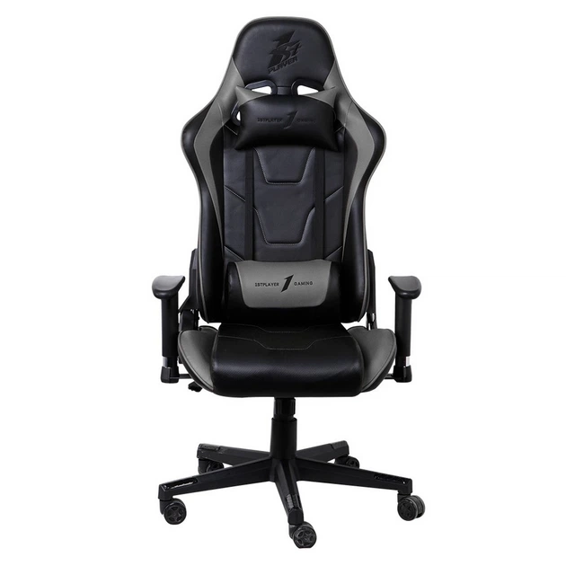 Крісло для геймерів 1stPlayer FK2 Black Gray - Фото 1 Крісло для геймерів 1stPlayer FK2 Black Gray - зображення 1