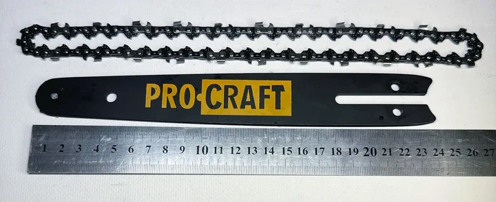 Комплект ланцюг шина для акумуляторної міні пилки Procraft PKA-32LI 46 ланок 23 зуби mini 1/4 крок 1.1 мм - Фото 4 Комплект ланцюг шина для акумуляторної міні пилки Procraft PKA-32LI 46 ланок 23 зуби mini 1/4 крок 1.1 мм - зображення 4