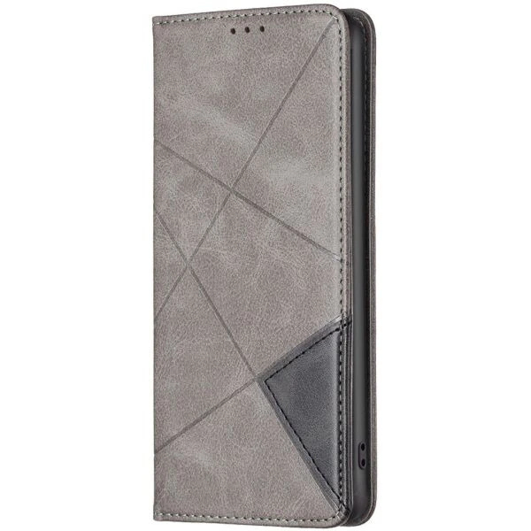 Чехол-книжка с карманами UniCase Geometric Pattern для Infinix Smart 20 - Grey - изображение 2