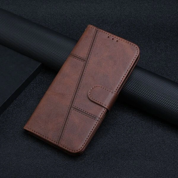 Чехол-книжка с застежкой UniCase Jet Cover для Xiaomi 17T - Brown - изображение 5