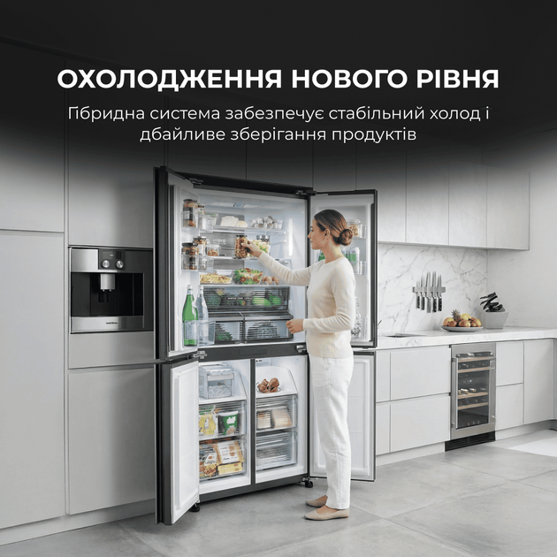 Многодверный холодильник SHARP SJ-MP780D-BS - изображение 6