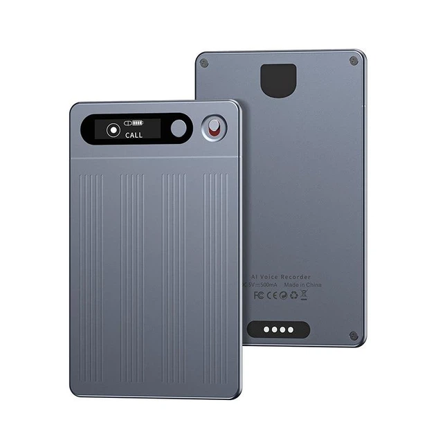 Смарт диктофон VORMOR M1 AI Note 64GB з ChatGPT Empowered для запису голосу і дзвінків з транскрипцією на базі штучного інтелекту - зображення 3