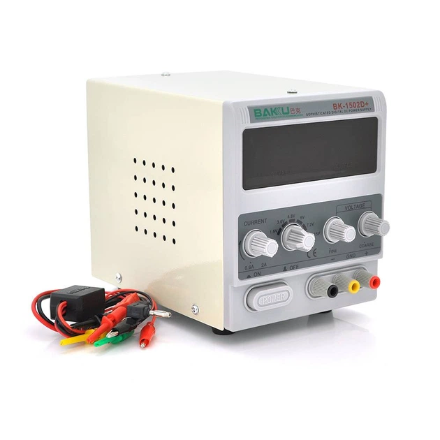 Блок живлення з цифровою індикацією BAKKU BK 1502D+ (UG-2918) - Фото 1 Блок живлення з цифровою індикацією BAKKU BK 1502D+ (UG-2918) - изображение 1
