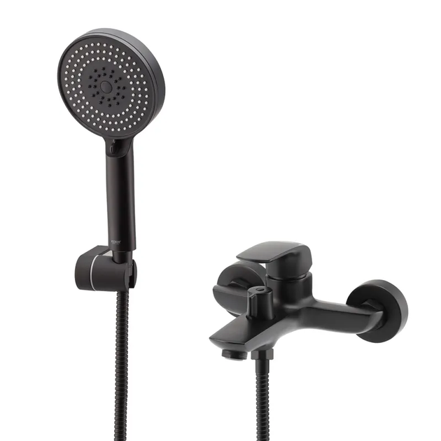 Змішувач для ванни з коротким виливом Koer KB-40008-05 (Колір чорний) (KR3473) - Фото 1 Змішувач для ванни з коротким виливом Koer KB-40008-05 (Колір чорний) (KR3473) - изображение 1