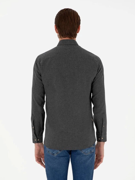 Рубашка мужская Pierre Cardin G021GL004-000-2093579(Antrasit) M Антрацитовая (8683859074922) - Фото 2 Рубашка мужская Pierre Cardin G021GL004-000-2093579(Antrasit) M Антрацитовая (8683859074922) - изображение 2