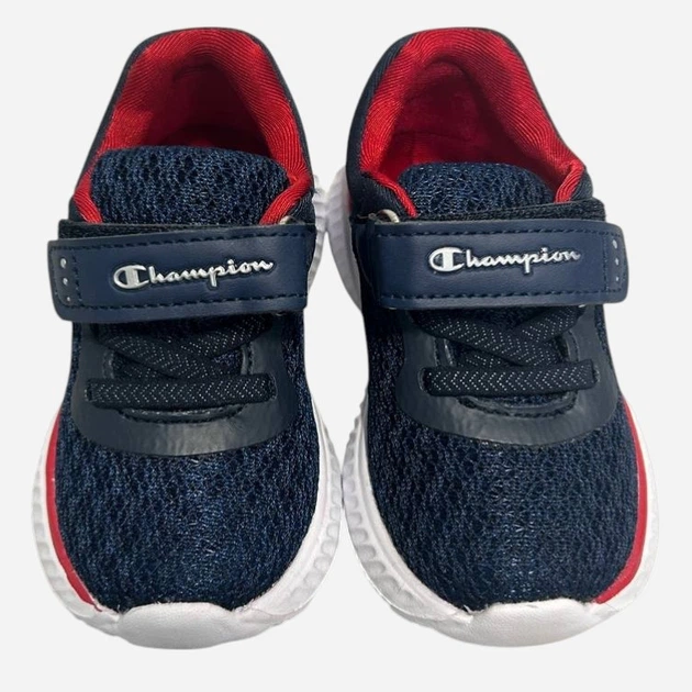 Buty sportowe chłopięce na rzepy Champion Low Cut Shoe SOFTY MESH B TD S31978-S20-BS517 23 Granatowe (8056426906435) - obraz 2