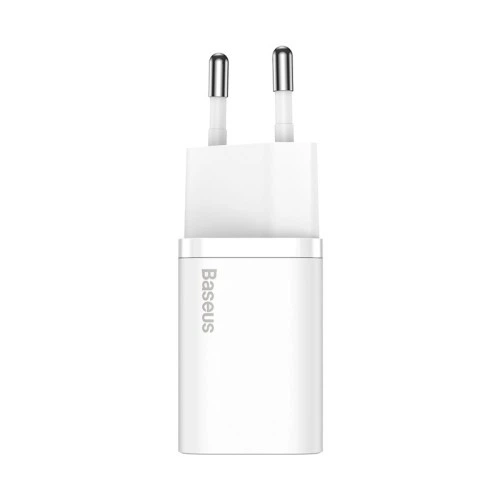 Мережевий зарядний пристрій Baseus Super Si Quick Charger 1C 25W EU білий CCSP020102 - Фото 3 Мережевий зарядний пристрій Baseus Super Si Quick Charger 1C 25W EU білий CCSP020102 - изображение 3
