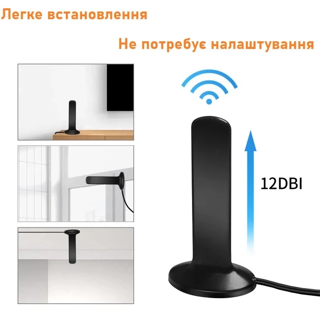 Внешняя 4G LTE антенна MIMO 2×16 dBi с магнитом TS9/SMA для авто и дома - изображение 2
