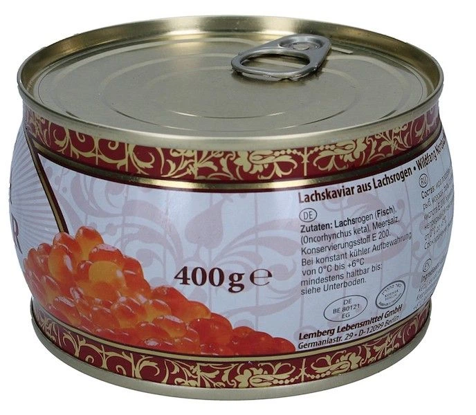 Ікра кети червона Lemberg Kaviar 400г - изображение 2