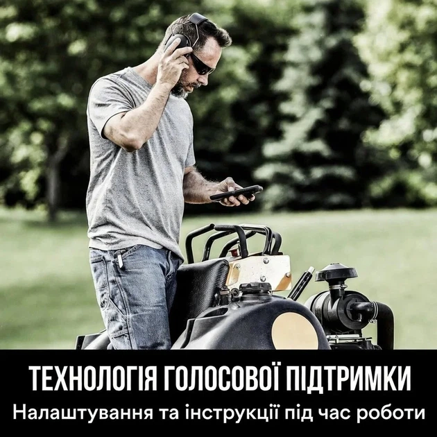 Протишумні навушники 3M WorkTunes Connect 90543 / Bluetooth / До 30 годин роботи / Чорні Б/В - Фото 6 Протишумні навушники 3M WorkTunes Connect 90543 / Bluetooth / До 30 годин роботи / Чорні Б/В - зображення 6