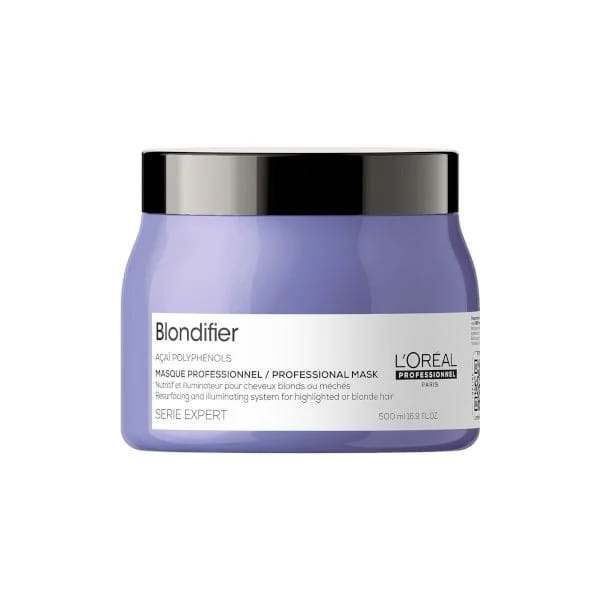 Маска L'Oreal Professionnel Serie Expert Blondifier Gloss для сяйва волосся 500 мл - Фото 1 Маска L'Oreal Professionnel Serie Expert Blondifier Gloss для сяйва волосся 500 мл - зображення 1