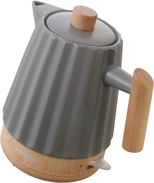 Czajnik elektryczny Concept Birdy RK0092 Ciemnoszary - obraz 2