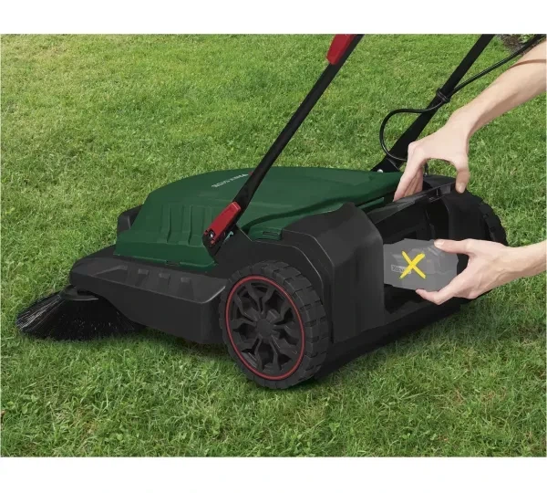 Аккумуляторная подметальная машина Parkside PAKM 20-Li A1 20V, ширина 68 см, контейнер 24 л - изображение 4