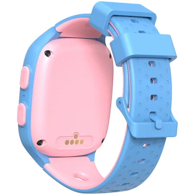 Smartwatch Canyon Kids Zefir KW-49 E-SIM 4G GPS WiFi Różowo-niebieski (CNE-KW49PB) - obraz 5