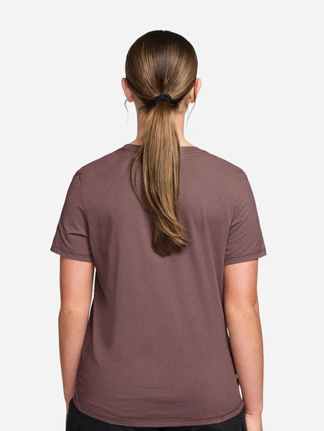 Футболка бавовняна жіноча Nike W Nsw Club Ss Tee Icn Ftra DX7906-502 S Коричнева (198726000241) - зображення 2