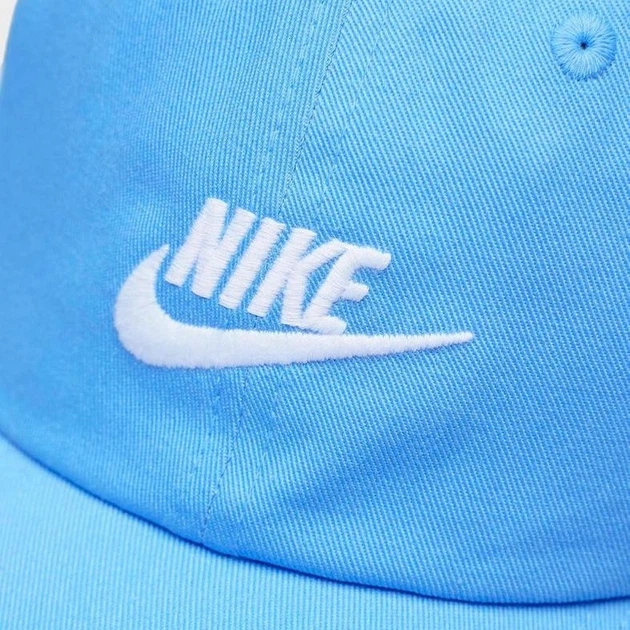 Дитяча бейсболка Nike K Nk Club Cap Us Cb Fut Wsh FB5063-412 Блакитна (198487792997) - зображення 4