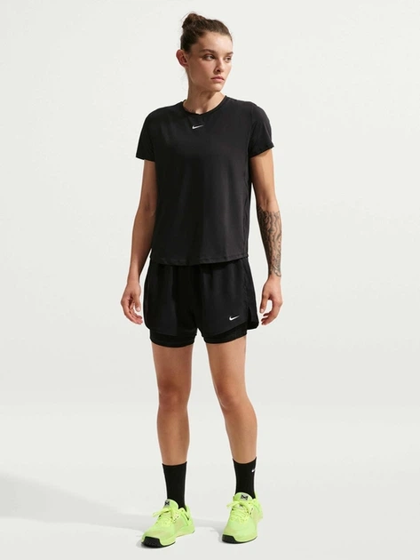 Koszulka sportowa damska Nike W Nk One Classic Df Ss Top FN2798-013 L Czarna (198727266165) - obraz 3