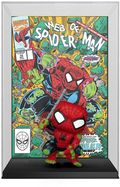 Figurka Funko POP! Comic Covers: Marvel Spider-Hulk (Web of Spider-Man nr 70) 13 cm 90304 (889698903042) - obraz 2