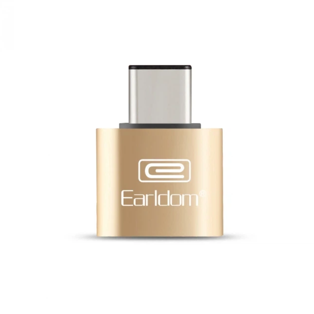 Adapter OTG USB C To USB Earldom ET-OT41 — Gold (742771) - Фото 1 Adapter OTG USB C To USB Earldom ET-OT41 — Gold (742771) - изображение 1