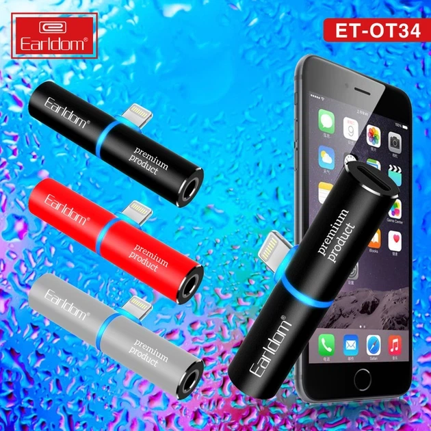 Adapter Lightning To 3.5mm — Earldom ET-OT34 - Фото 4 Adapter Lightning To 3.5mm — Earldom ET-OT34 - изображение 4