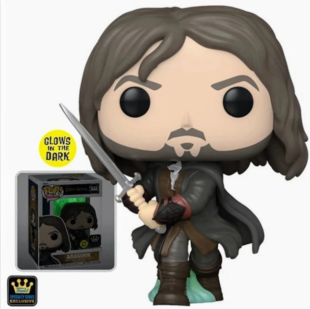 Фігурка Funko Pop! Movies The Lord Of The Rings 1444 Aragorn Army of the Dead (Glows in the Dark) 74704 (889698747042) - зображення 2