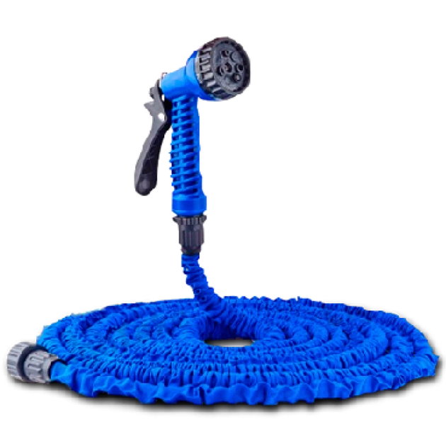 Шланг Magic Hose 15 метрів для поливу саду 400 г з розпилювачем Синій - зображення 3