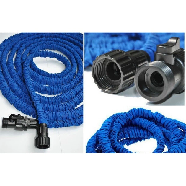 Шланг Magic Hose 15 метрів для поливу саду 400 г з розпилювачем Синій - зображення 4