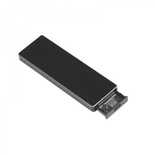 Кишеня зовнішня AgeStar, Black, M.2, USB 3.2 Gen2, 1xM.2 NVMe / SATA, формат 2230/2242/2260/2280, алюмінієвий корпус (31UBVS6C) - зображення 2