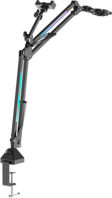Универсальный пантограф для микрофона с держателем для смартфона OfficePro RGB Black (SA730B) - изображение 4