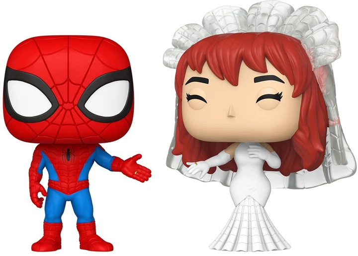 Набор фигурок Funko POP! Multipack: Marvel Spider-Man and Mary Jane 11.2 см 2 шт 90297 (889698902977) - изображение 2