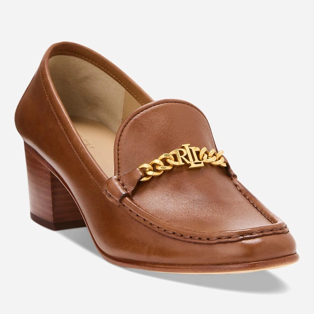 Женские лоферы кожаные Ralph Lauren 759230794 36.5 Коричневые (1159857057) - изображение 2