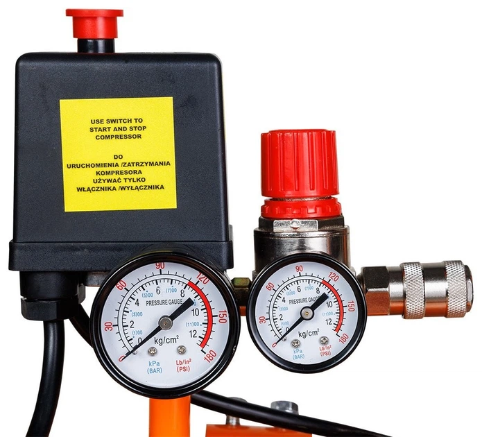 Kompresor bezolejowy NEO Tools 50 l 12K022-1 (5907558479638) - obraz 5