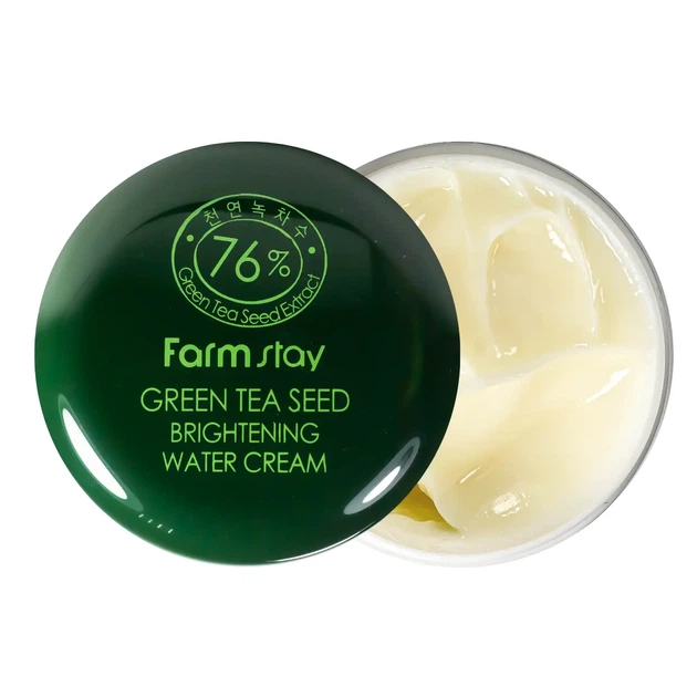 Осветляющий крем для лица FarmStay Green Tea Whitening Water Cream 100 мл - изображение 2