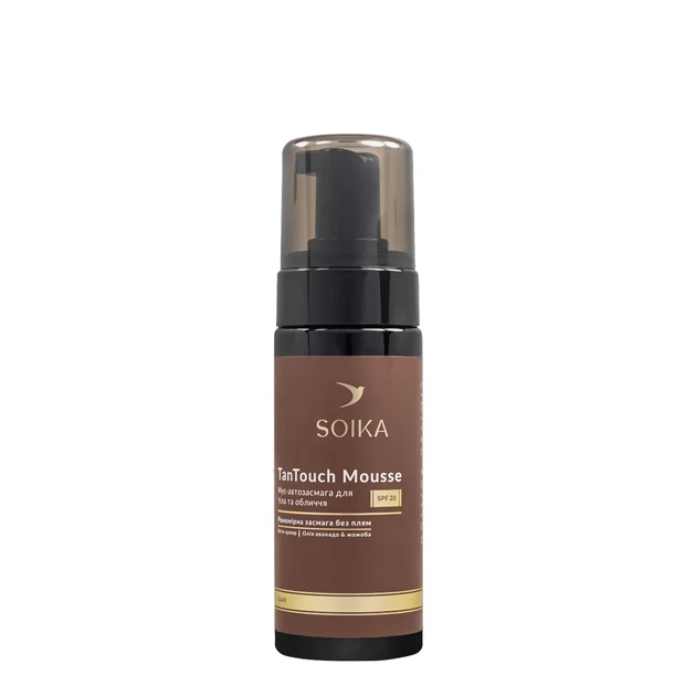 Мусс автозагар для лица и тела Soika TanTouch Mouse SPF 20 150 мл , Medium - Фото 1 Мусс автозагар для лица и тела Soika TanTouch Mouse SPF 20 150 мл , Medium - изображение 1