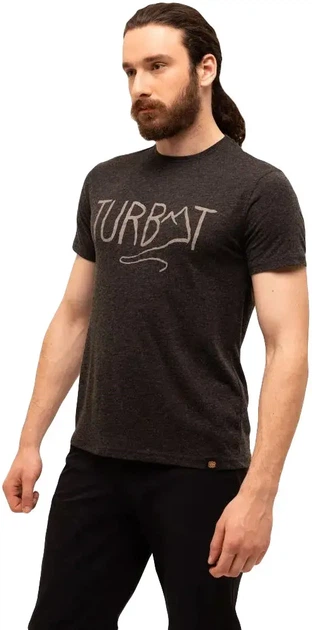 Футболка Turbat Magic Logo SS Mns L Caviar - Фото 2 Футболка Turbat Magic Logo SS Mns L Caviar - изображение 2