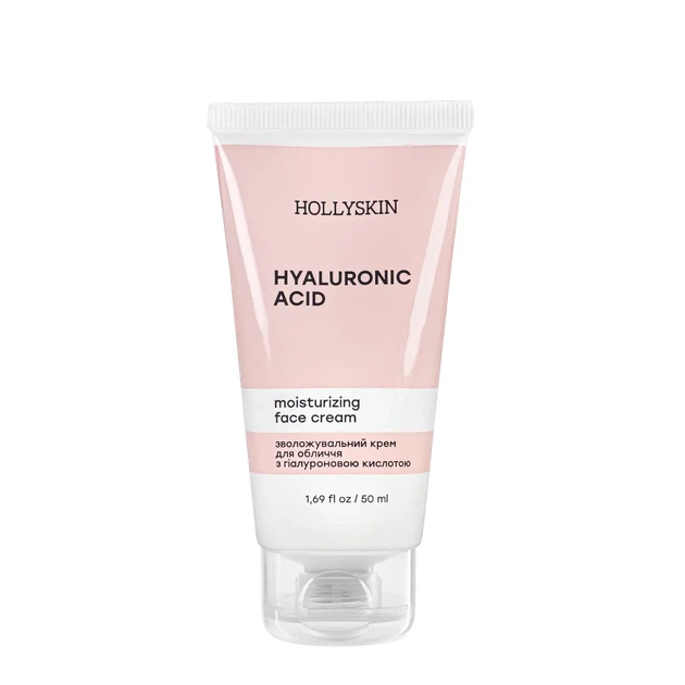 Hollyskin Hyaluronic Acid Face Cream зволожувальний крем для обличчя з гіалуроновою кислотою - зображення 2
