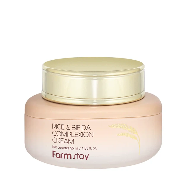 Крем для обличчя FarmStay Rice & Bifida Complexion Cream з рисом і пробіотиком 55 мл - Фото 1 Крем для обличчя FarmStay Rice & Bifida Complexion Cream з рисом і пробіотиком 55 мл - зображення 1