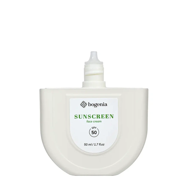 Солнцезащитный крем для лица Bogenia Sunscreeen Face Cream SPF50+ 50 мл BG441.001 - изображение 2