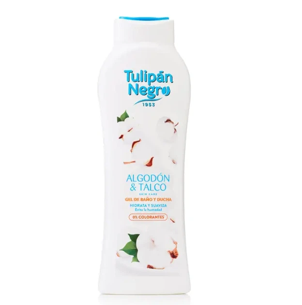 Гель для душа Tulipan Negro "Хлопок и тальк", 650 мл - Фото 1 Гель для душа Tulipan Negro "Хлопок и тальк", 650 мл - изображение 1