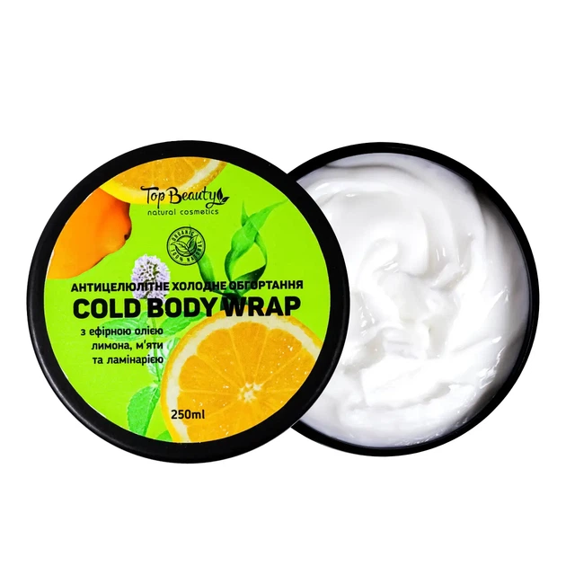 Антицелюлітне холодне обгортання для тіла Top Beauty Cold Body Wrap 250 мл - зображення 2