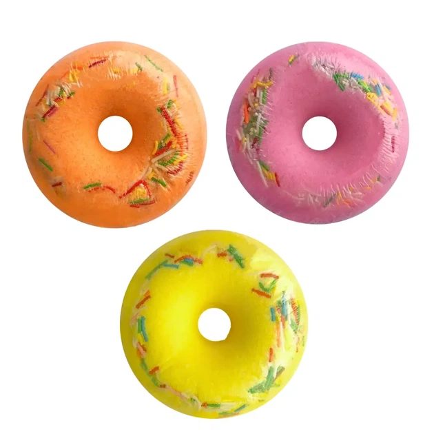 Подарочный набор пенных бомбочек для ванны Milky Dream "Пенни Donuts", 3 шт по 120 г - изображение 2