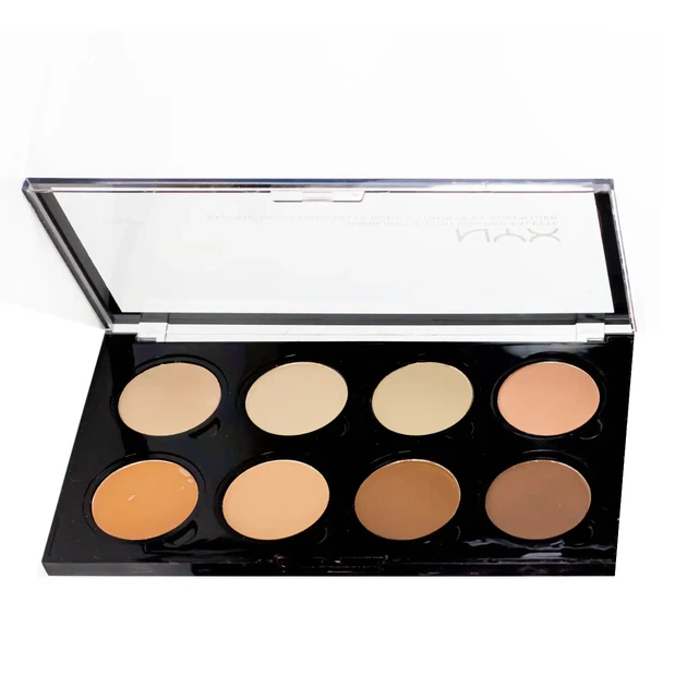 Палетка для контуринга лица NYX Highlight&Contour хайлайтер и скульптор - изображение 4