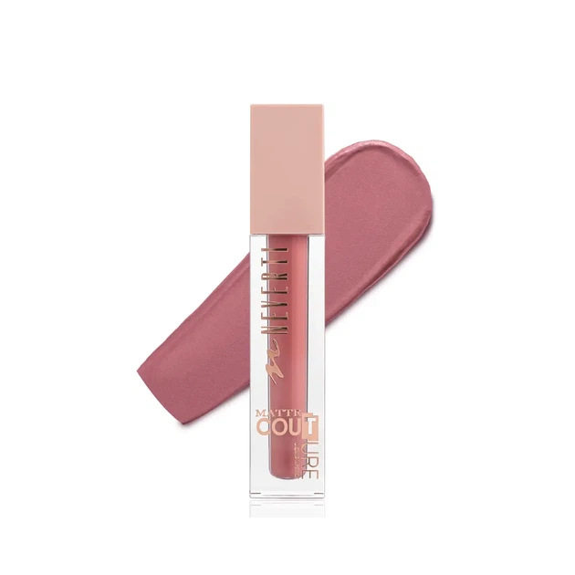 Помада для губ матовая Neverti MATTE COUTURE LIQUID (NP804), 112 Femme Fatale Розовая - изображение 2