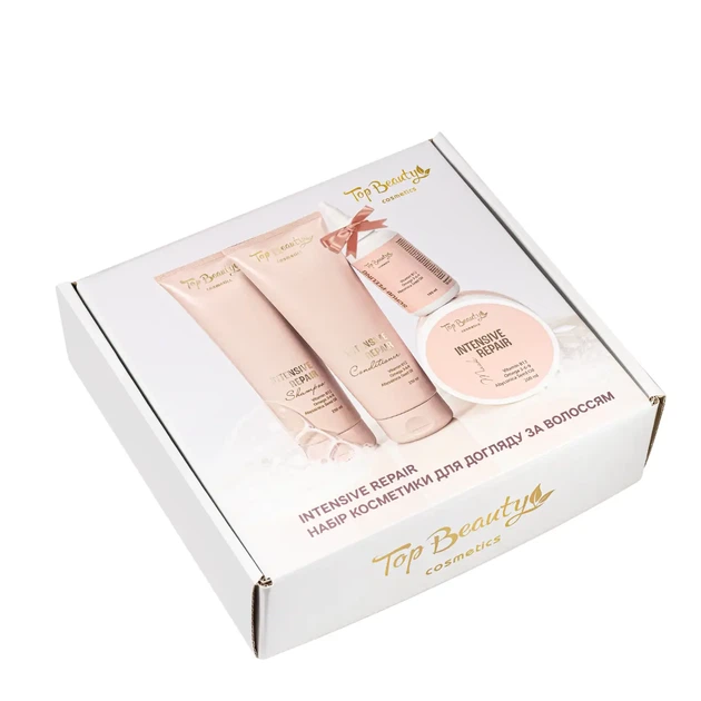 Подарочный набор косметики для ухода за волосами Top Beauty Intensive Repair, 4 продукти - Фото 4 Подарочный набор косметики для ухода за волосами Top Beauty Intensive Repair, 4 продукти - изображение 4