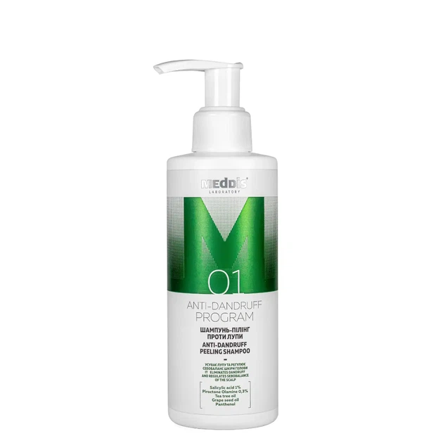 Шампунь-пилинг для волос Meddis Anti-dandruff Program Shampoo против перхоти, 200 мл - изображение 2